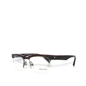 Alain MikIi 3055 B229 54 Black Red Eyeglasses Frame